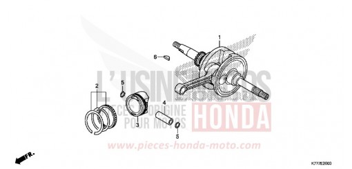 VILEBREQUIN/PISTON SH125ADK de 2019